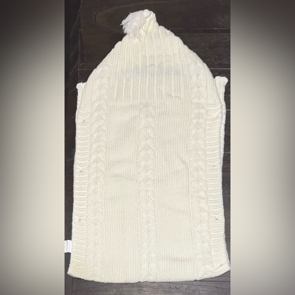 XMWEALTHY SWEATER CABLE KNIT HOODED BABY BUNTING - Picture 2 of 6